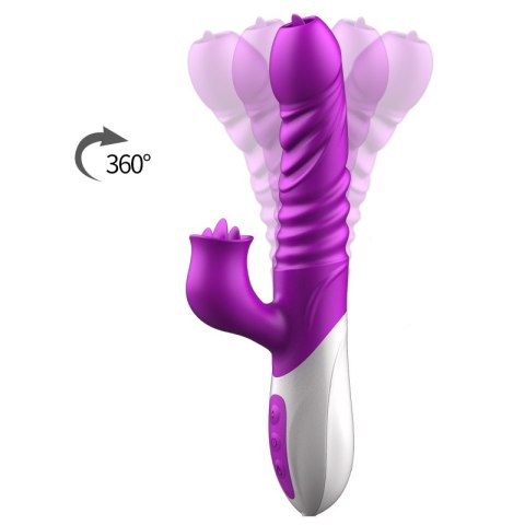 Wibrator - Silicone Vibrator USB 10 Function and Thrusting Function / Heating B - Series Fox