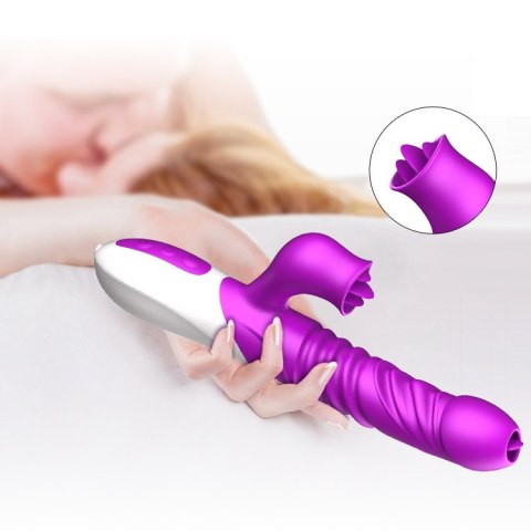 Wibrator - Silicone Vibrator USB 10 Function and Thrusting Function / Heating B - Series Fox