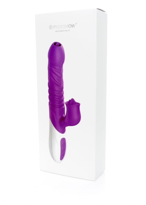 Wibrator - Silicone Vibrator USB 10 Function and Thrusting Function / Heating B - Series Fox