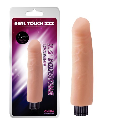 7.5"" Vibrating Cock No.04 Real Touch XXX