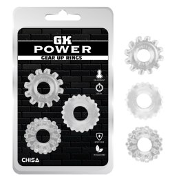 Gear Up Rings-Clear GK Power