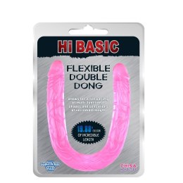 Jelly Flexible Double Dong-Pink Chisa