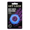 Nust Bolts Cock Ring-Blue Get Lock