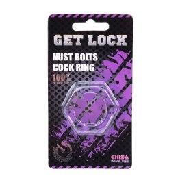 Nust Bolts Cock Ring-Clear Chisa