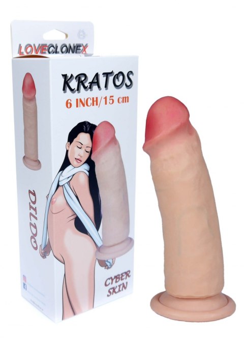 Dildo-KRATOS-LOVECLONEX 6"" B - Series Real