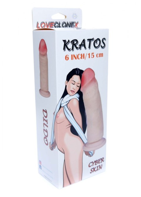 Dildo-KRATOS-LOVECLONEX 6"" B - Series Real