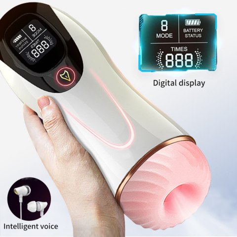 Masturbator - Vibration 8 Vibration modes + Interactive function B - Series Fox