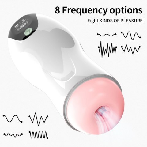 Masturbator - Vibration 8 Vibration modes + Interactive function B - Series Fox