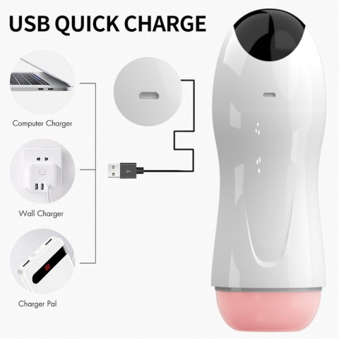 Masturbator - Vibration 8 Vibration modes + Interactive function B - Series Fox