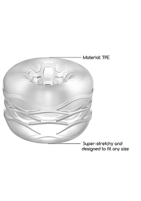 N0. 93 - Reversible Masturbator and Bumper - Transparent Sono