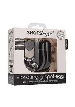 Wireless Vibrating G-Spot Egg - Big - Black ShotsToys