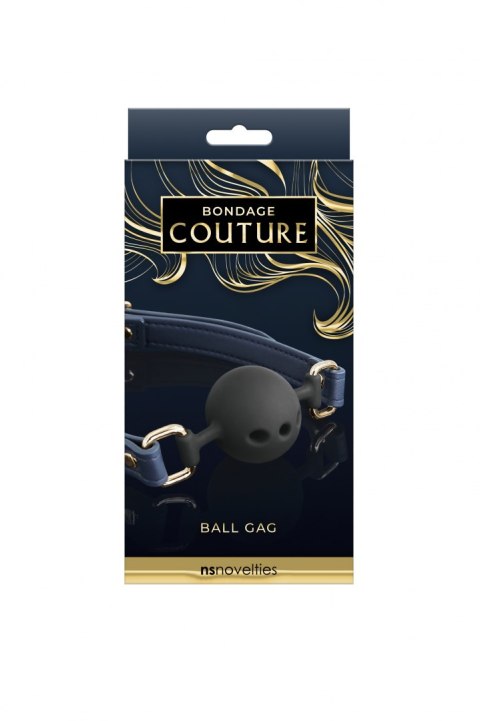 BONDAGE COUTURE BALL GAG BLUE NS Novelties