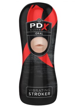 Vibrating Stroker Oral Light skin tone Pipedream