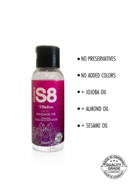 S8 Massage Oil 50ml Omani Lime & Spicy Ginger Stimul8 S8