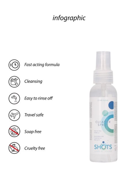 Shots - Cleaner Spray - 100 ml ShotsToys