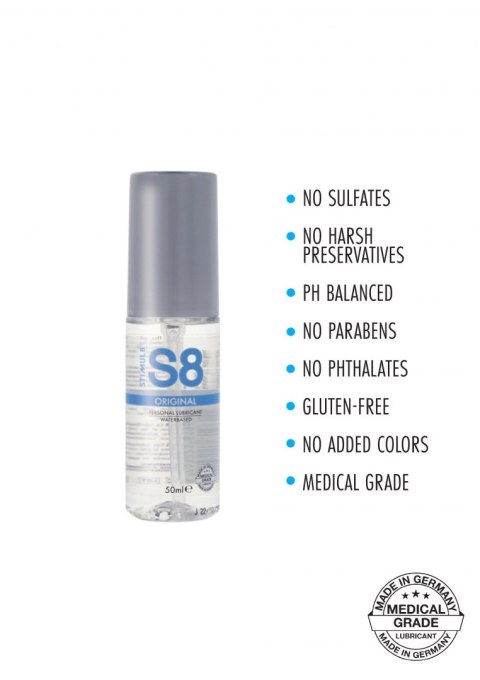 S8 Waterbased Lube 50ml Original Stimul8 S8