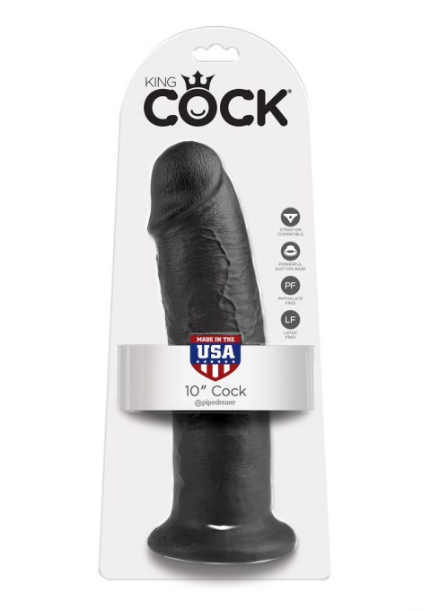 Cock 10 Inch Black Pipedream