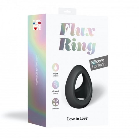 Pierścień erekcyjny - FLUX RING - BLACK ONYX Love to Love