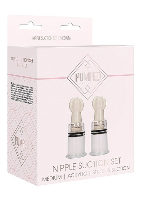 Nipple Suction Set Medium - Transparent By toyfa