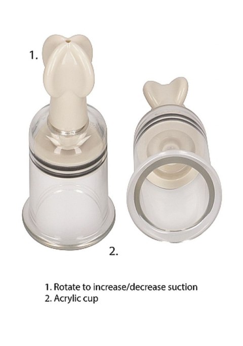 Nipple Suction Set Medium - Transparent By toyfa