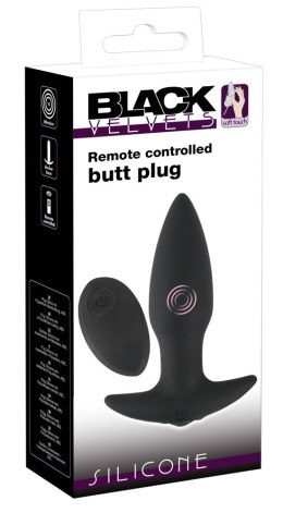 Black Velvets RC Butt Plug Black Velvets