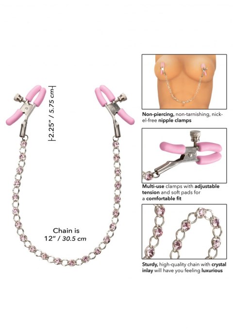 Crystal Nipple Teasers Metal Calexotics