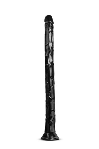 JET BLACK MAMBA 19INCH LONG DILDO BLACK Blush