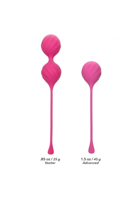 Kegel Training 2 Pcs Pink Calexotics