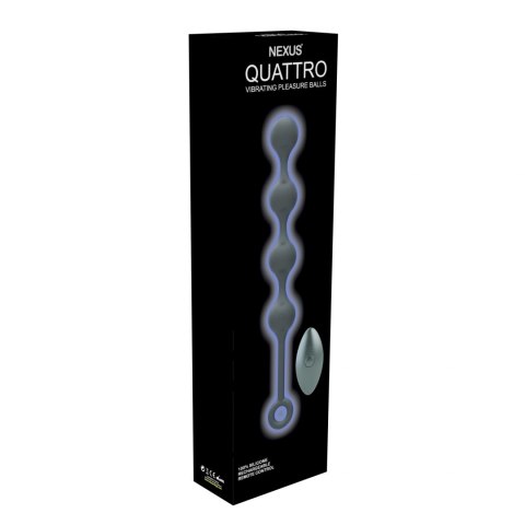 Nexus - Quattro Remote Control Vibrating Pleasure Beads Black Nexus