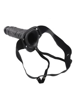 Proteza-FALLO STRAP ON CAVO REAL RAPTURE 8 BLACK WITH BALLS Real Rapture