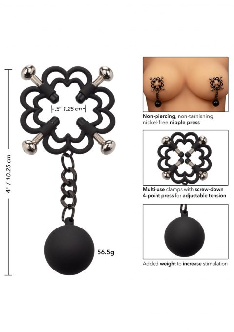 Weighted Nipple Press Metal Calexotics