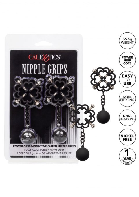 Weighted Nipple Press Metal Calexotics