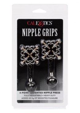 4-Point Weighted Nipple Press Metal CalExotics