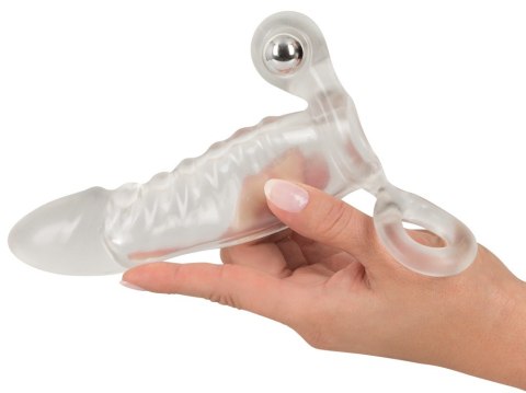 Crystal Clear Vibrating Sleeve Crystal