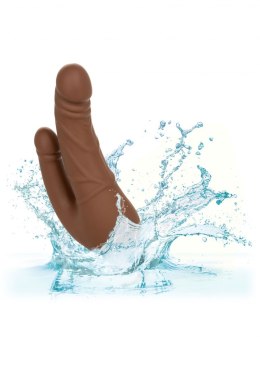 Rechargeable Stud Over Under Brown skin tone CalExotics
