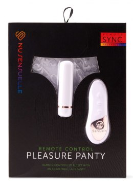 Remote Control Pleasure Panty White Nu Sensuelle