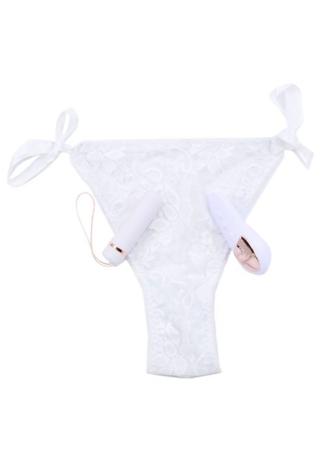 Remote Control Pleasure Panty White Nu Sensuelle