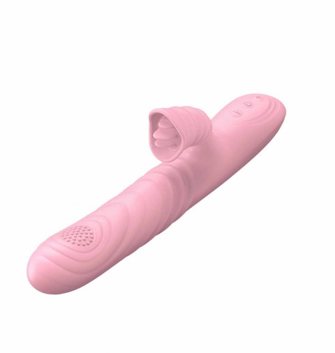 Wibrator-Angelia, USB 3 functions of thrusting / 20 vibrations Flesh B - Series Lyla