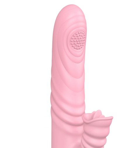 Wibrator-Angelia, USB 3 functions of thrusting / 20 vibrations Flesh B - Series Lyla