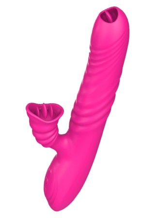 Wibrator-Angelia USB 3 functions of thrusting / 20 vibrations Pink B - Series Lyla