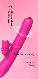 Wibrator-Angelia USB 3 functions of thrusting / 20 vibrations Pink B - Series Lyla