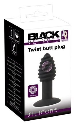 Black Velvets Twist butt plug Black Velvets