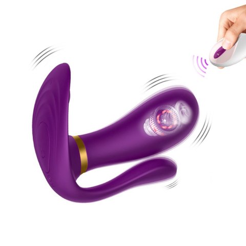 Remote wearable vibrator PURPLE B - Series Cute