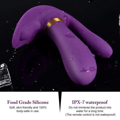 Remote wearable vibrator PURPLE B - Series Cute