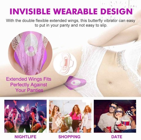 Wearable Impusle vibe PINK B - Series Cute