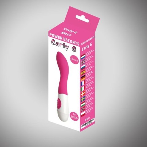 Carly g pink 20 cm silicone vibrating 10 speed Power Escorts