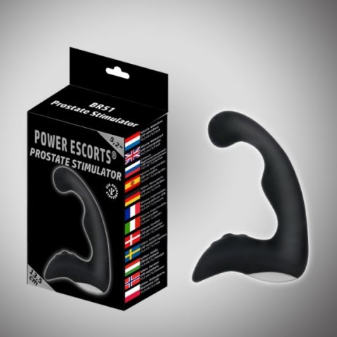 New prostate stimulator black rechargeable prostate stimulator Power Escorts