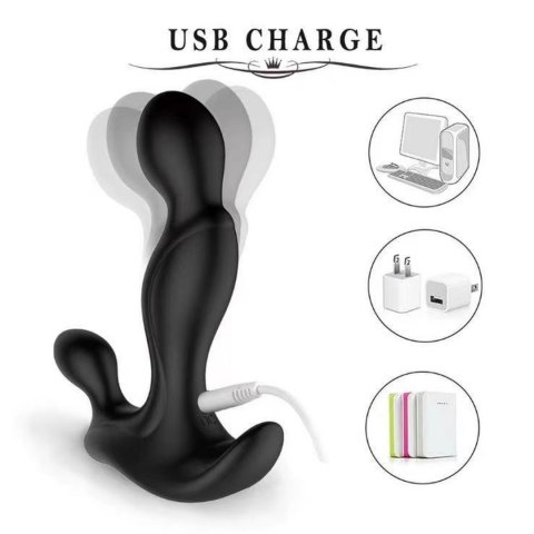 Prostate Twister Rechargeable Prostate Stimulator Black Power Escorts