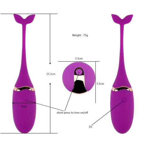 Vibratong egg (purple) USB B - Series Lyla