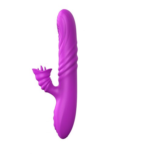 Wibrator-Angelia, USB 3 functions of thrusting / 20 vibrations Purple B - Series Lyla